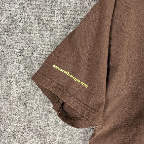WAWA SHIRT MENS XL BROWN COFFEE COFFEETOPIA CONVENIENT STORE TEE - Picture 4 of 10